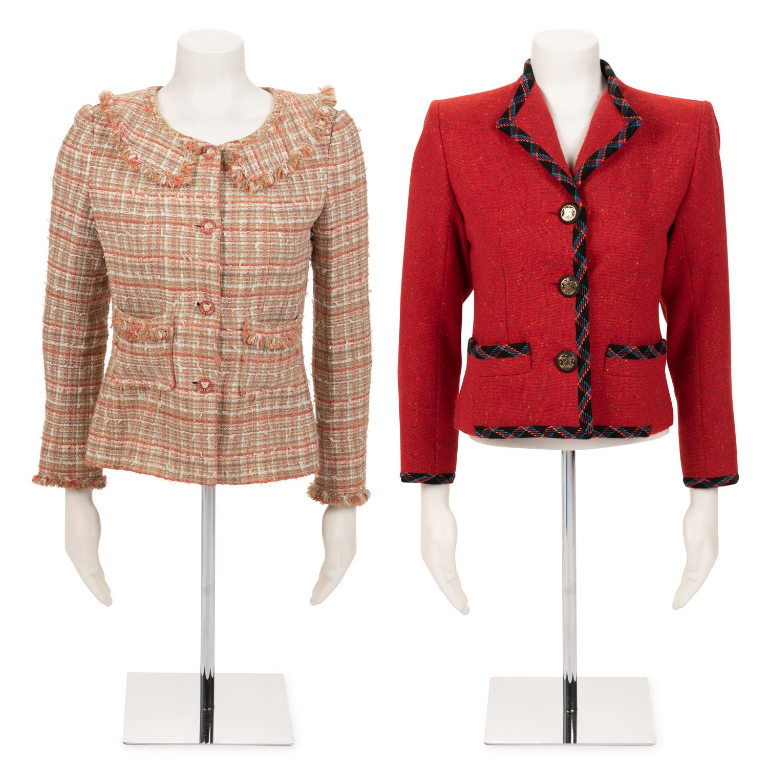 Two Designer Jackets: One Chanel and One Yves Saint Laurent, 1980s-2004