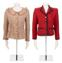 Two Designer Jackets: One Chanel and One Yves Saint Laurent, 1980s-2004
