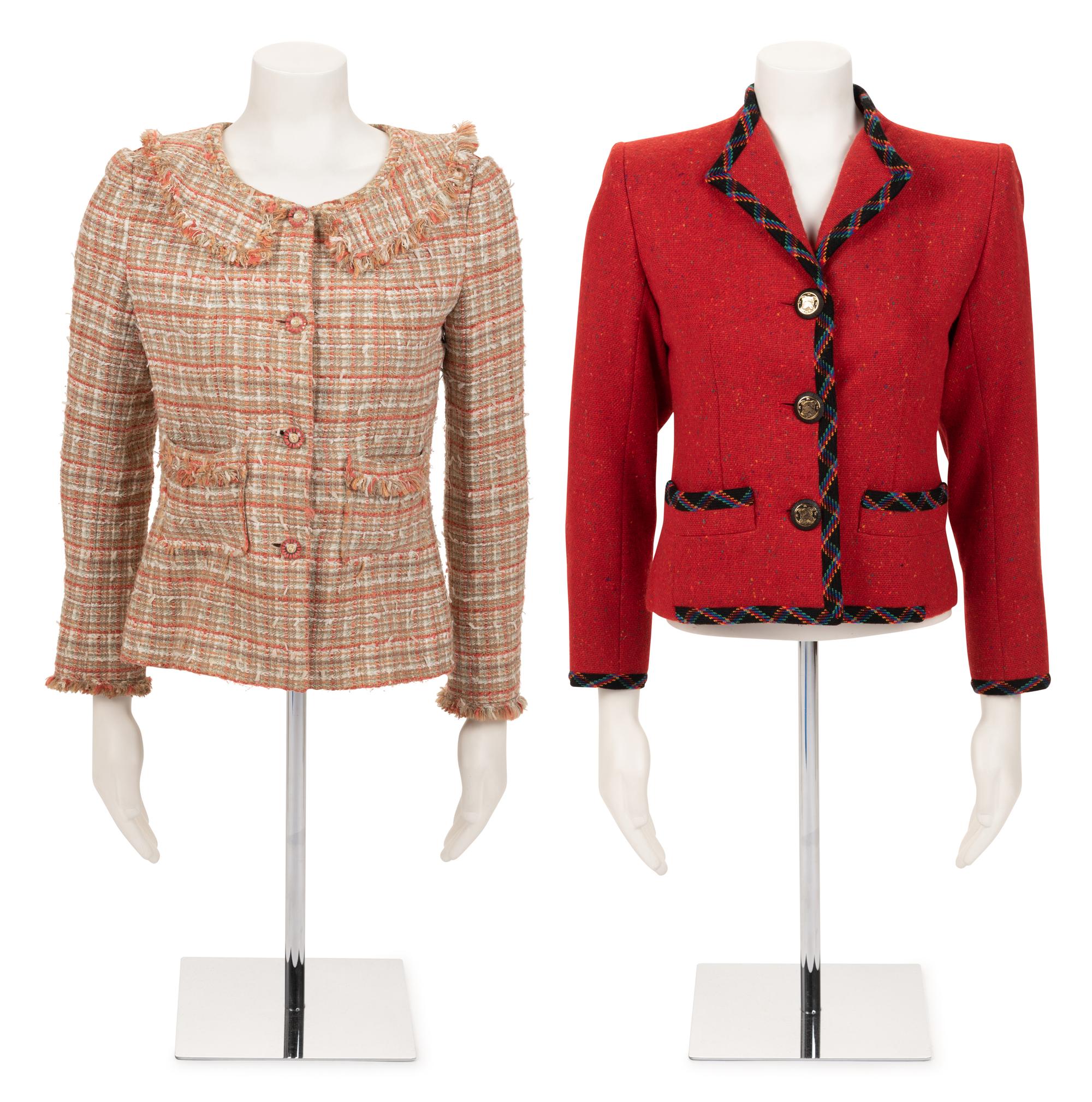 Two Designer Jackets: One Chanel and One Yves Saint Laurent, 1980s-2004