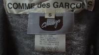 A Comme des Garcons Grey Cotton Dress Ensemble, Dress size S.