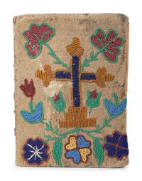 Lakota Prayer Book, with Beaded Hide Cover
