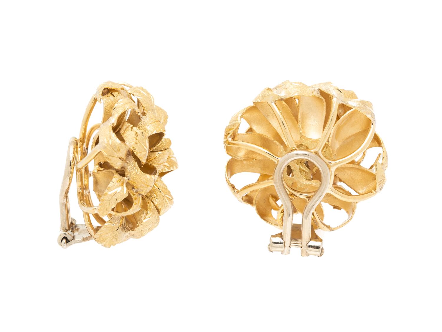 YELLOW GOLD EARRINGS