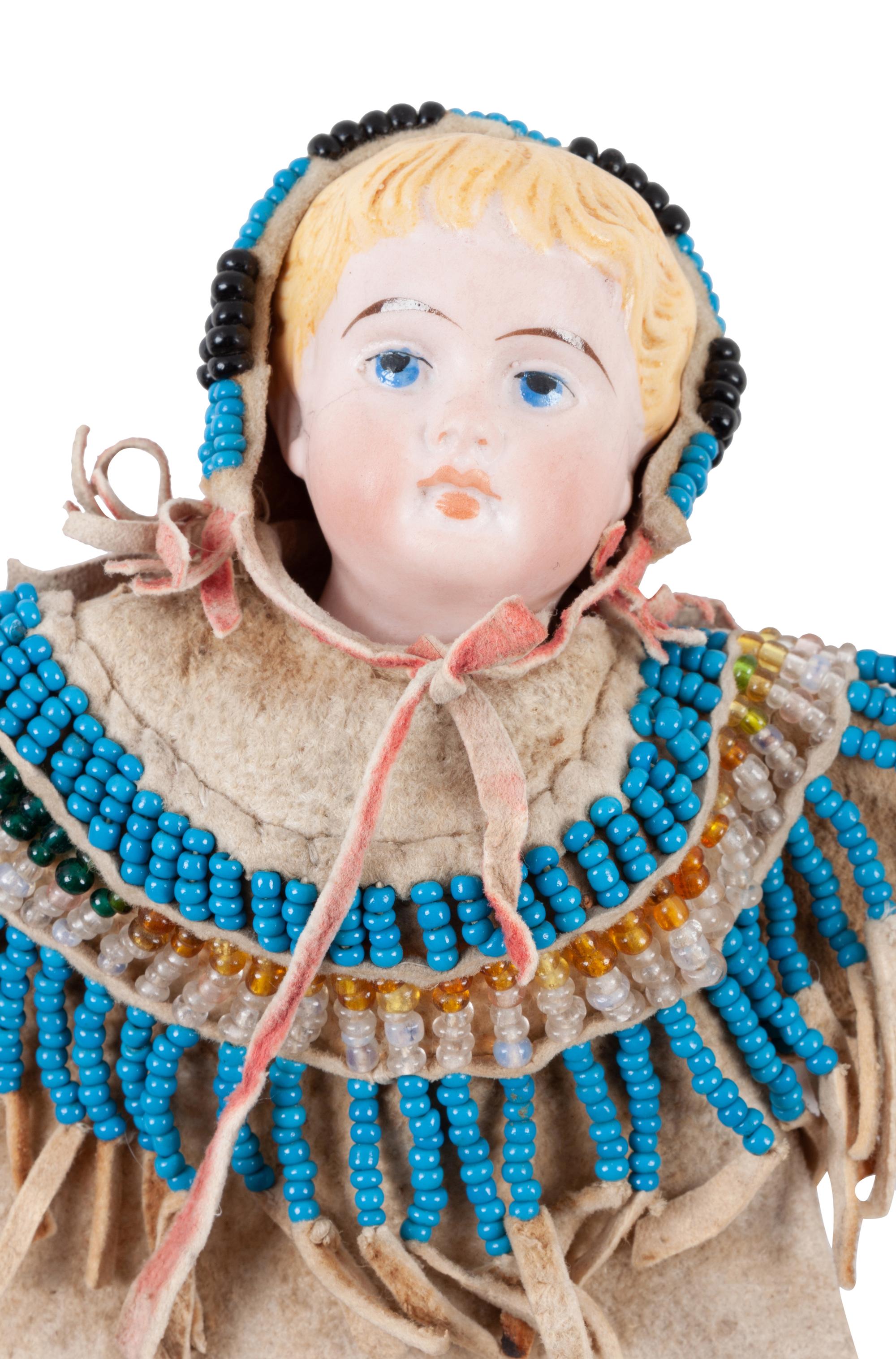 Siberian Beaded Hide Dolls