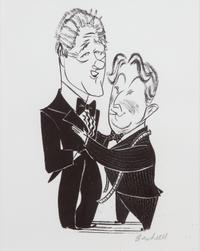 Tom Bachtell, (American, 20th Century), Dressing Bill Clinton, featured in The New Yorker, 2007
