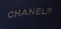 A Chanel Navy Leather Quilted Tote Handbag, 12.5" x 10" x 4".