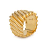 SCHLUGER, YELLOW GOLD RING