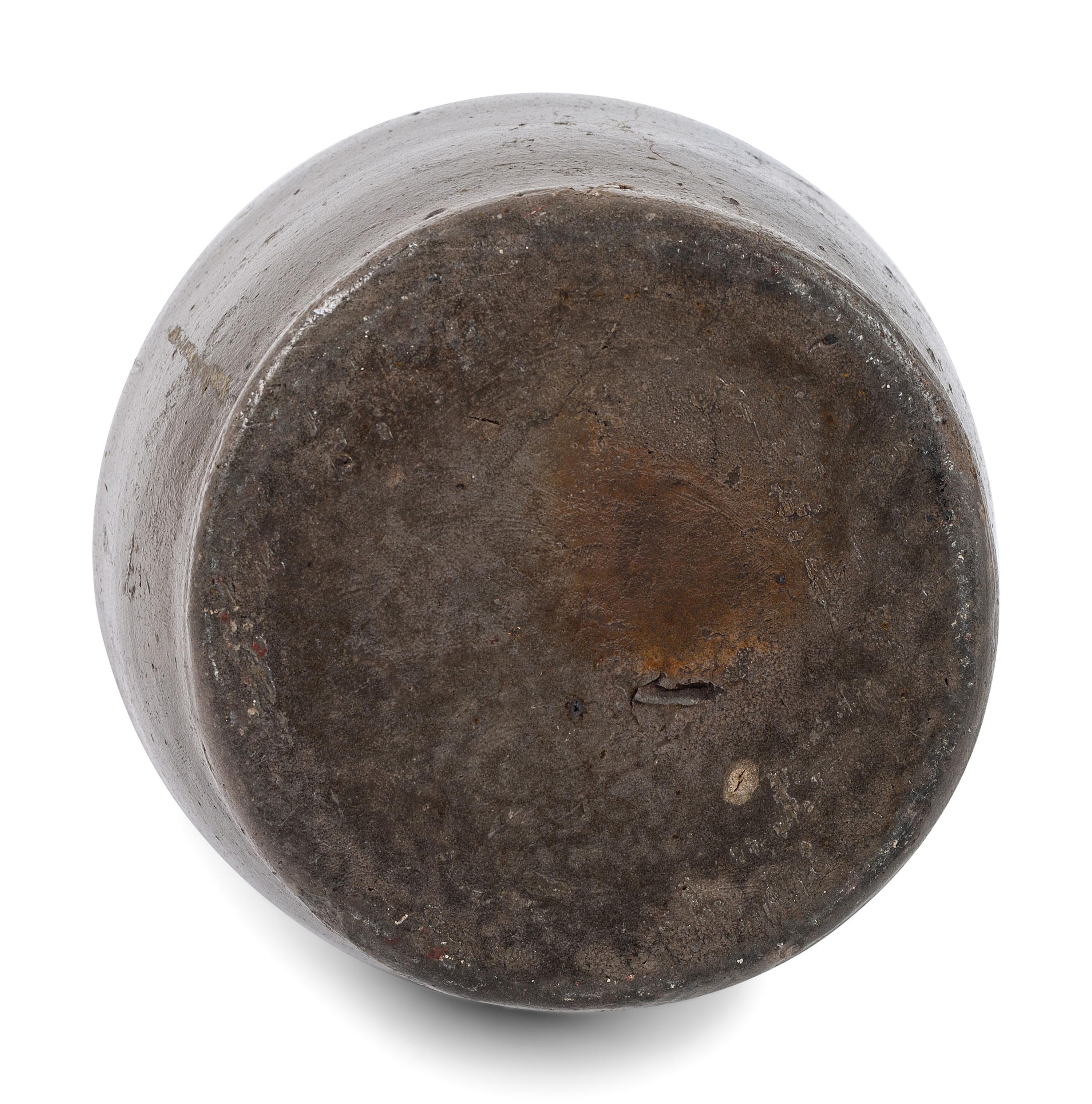 A Cobalt Decorated Stoneware Pitcher