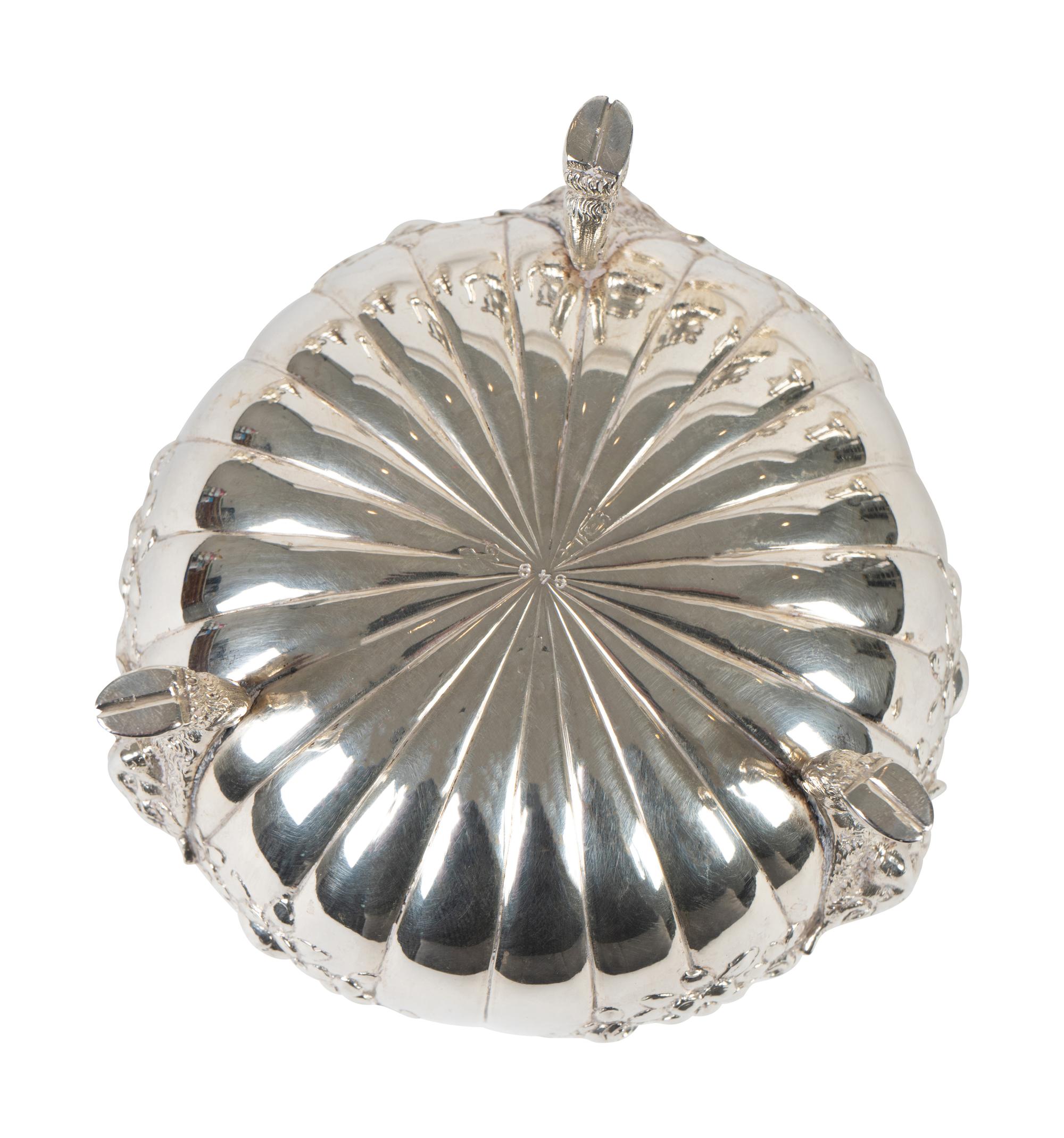 An English Silverplate Five Piece Tea Set — EARLY 20TH CENTURY