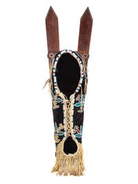 Kiowa Child's Beaded Cradle