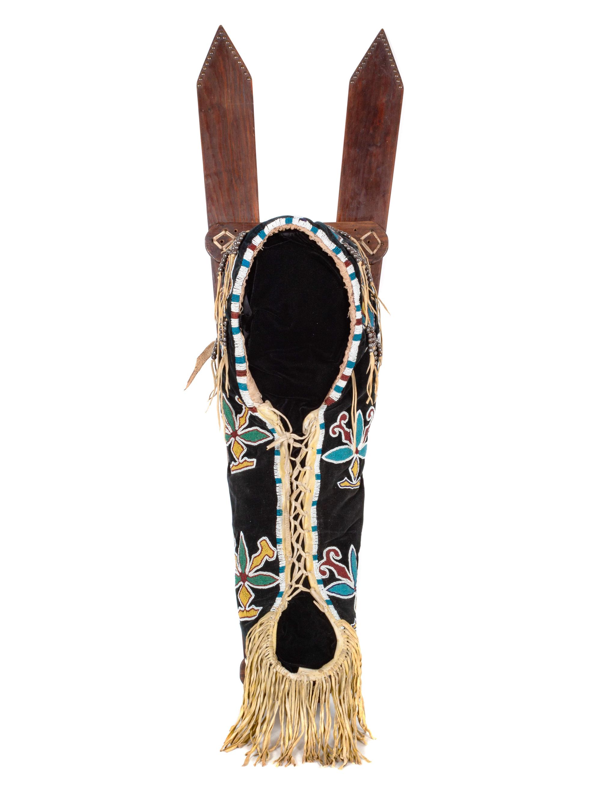 Kiowa Child's Beaded Cradle