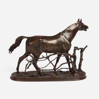 After Pierre-Jules Mêne (French, 1810–1879) Cheval à la Barrière N°1 (Djinn)
