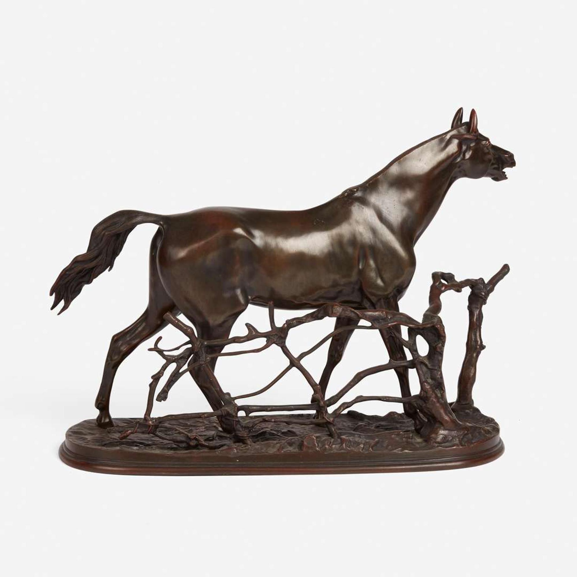 After Pierre-Jules Mêne (French, 1810–1879) Cheval à la Barrière N°1 (Djinn)