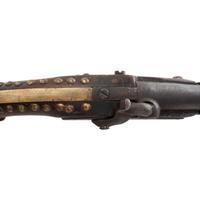 Shortened and Tack Decorated U.S. Model 1842 Percussion Pistol by Aston