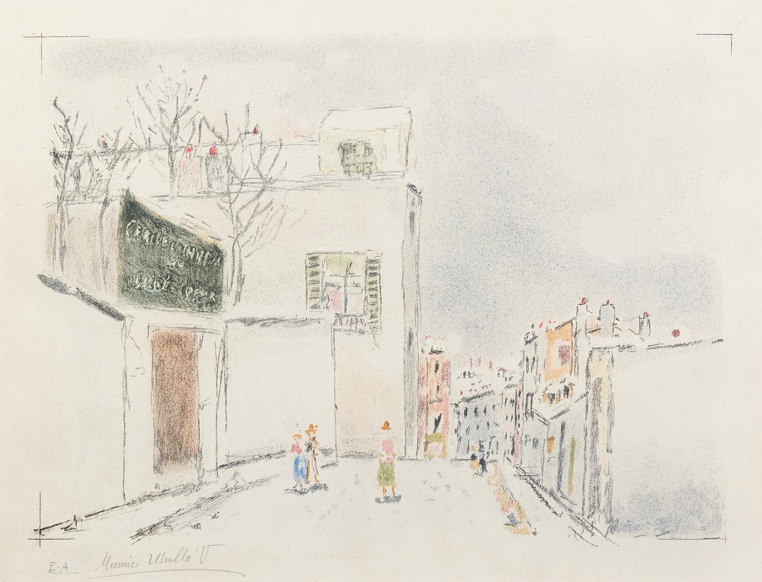 Maurice Utrillo, (French, 1883-1955), Soeurs du Sacre, Coeur de Jesus, c.1935