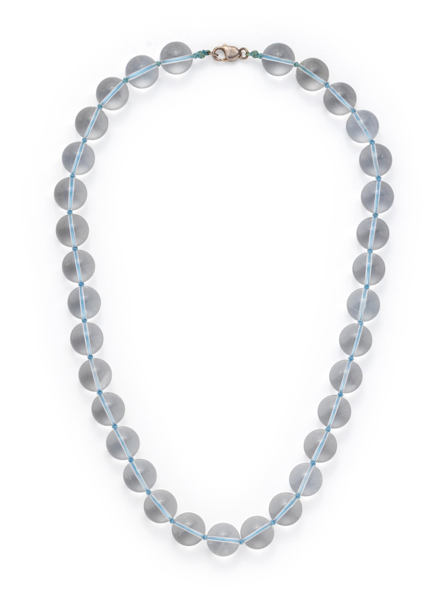 ROCK CRYSTAL BEAD NECKLACE