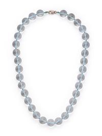 ROCK CRYSTAL BEAD NECKLACE