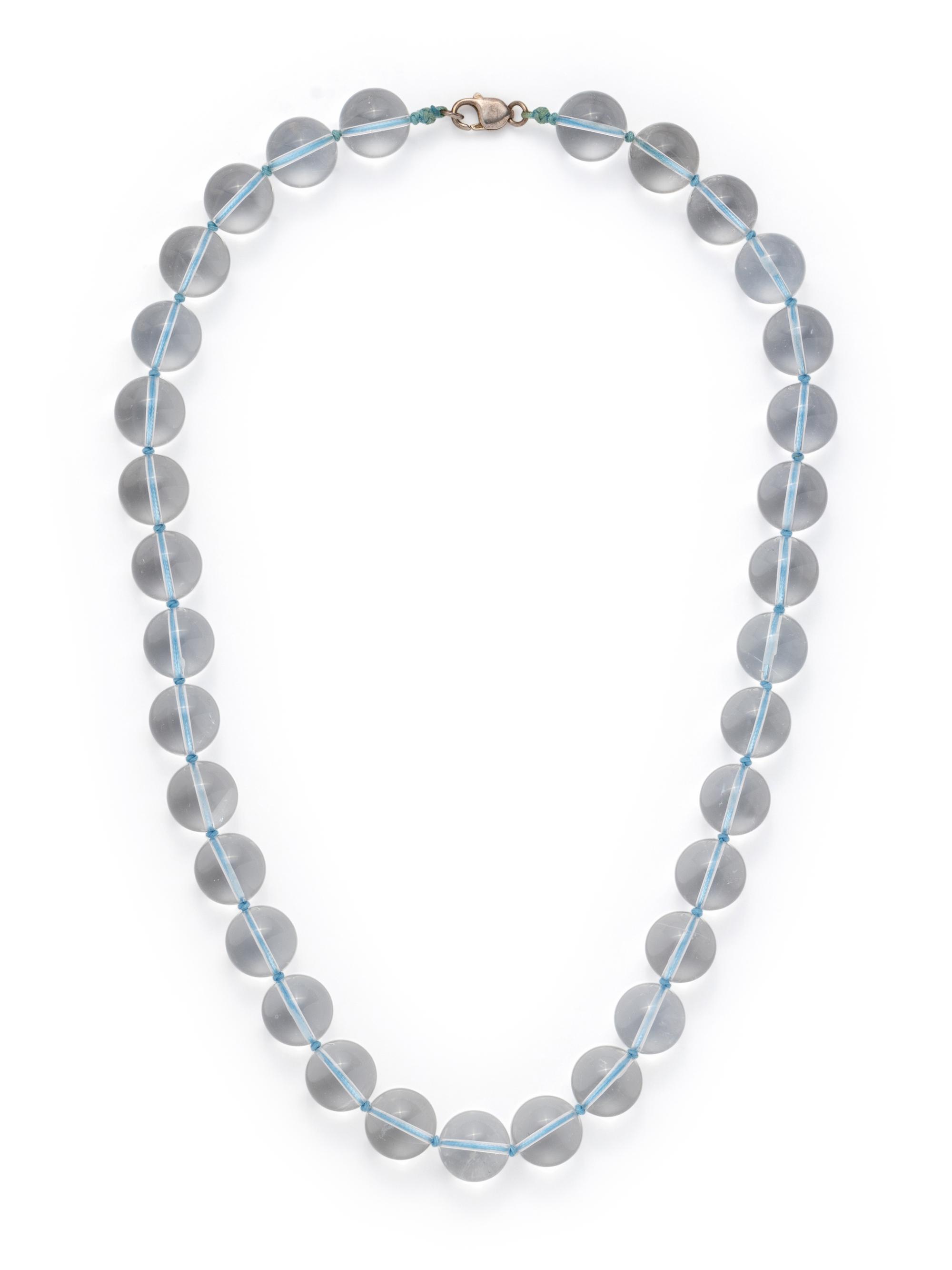 ROCK CRYSTAL BEAD NECKLACE