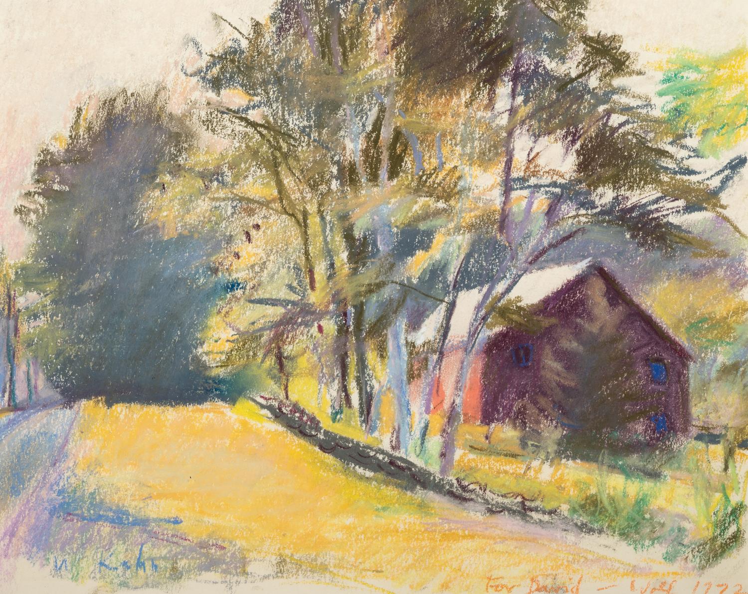 Scene with Barn