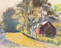 Scene with Barn