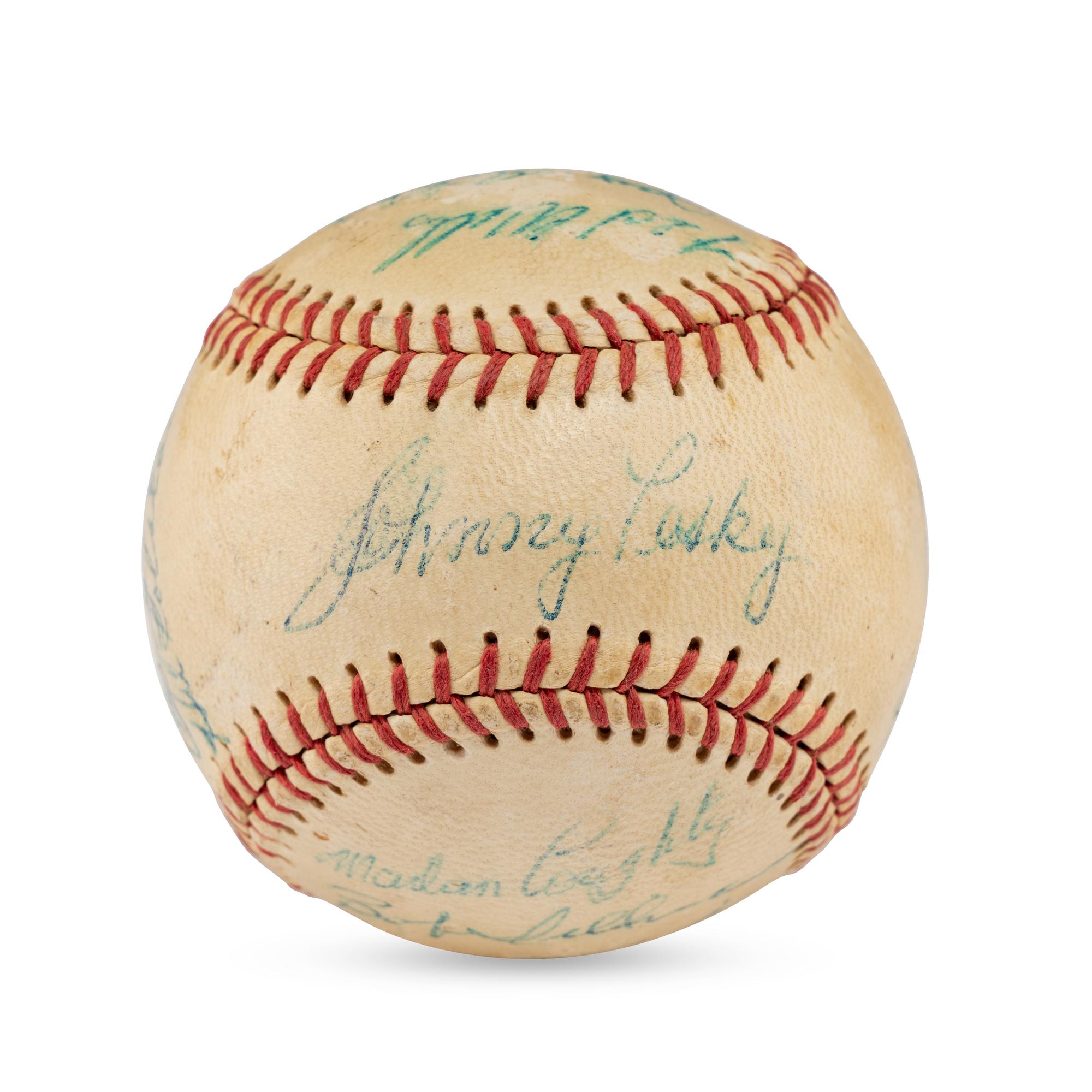 A 1961 Seattle Rainers Team Signed Autograph Baseball