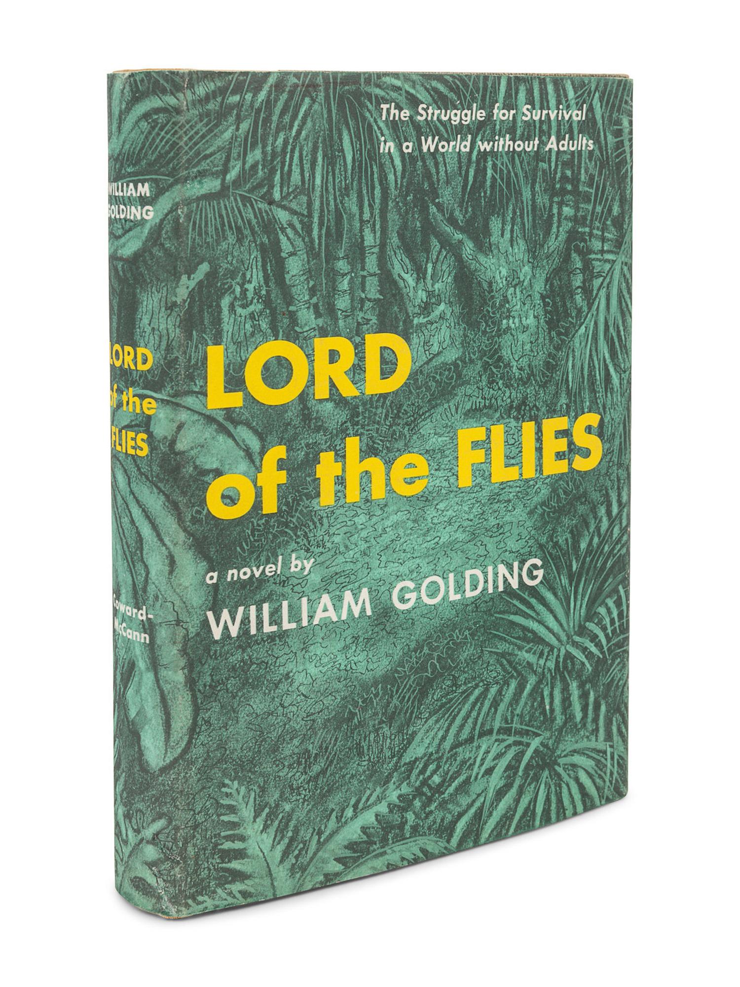 GOLDING, William (1911-1993). Lord of the Flies . New York: Coward-McCann, 1954.