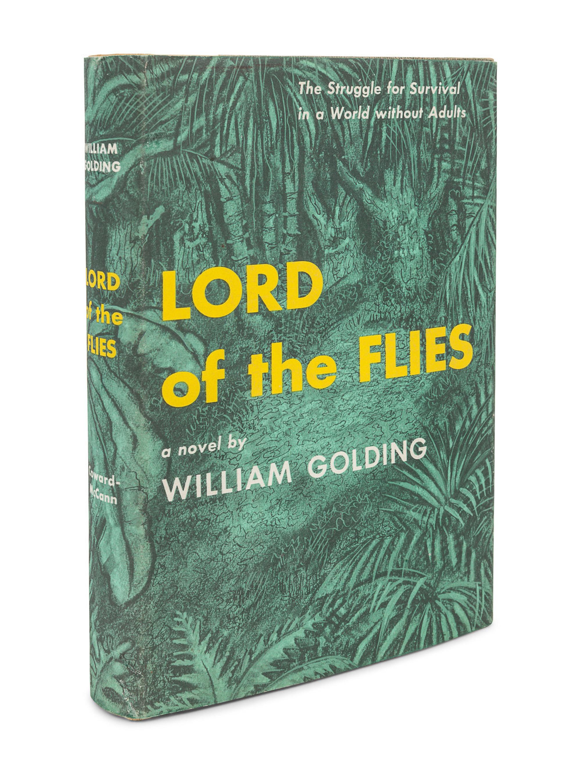 GOLDING, William (1911-1993). Lord of the Flies . New York: Coward-McCann, 1954.
