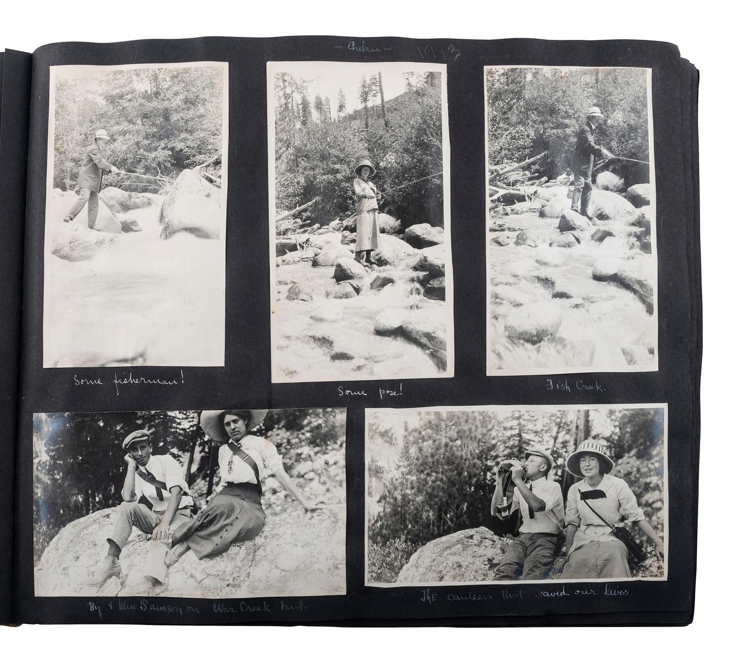 FOREMAN, Leotta (1895-1984). Album featuring original photographs of early Washington state.