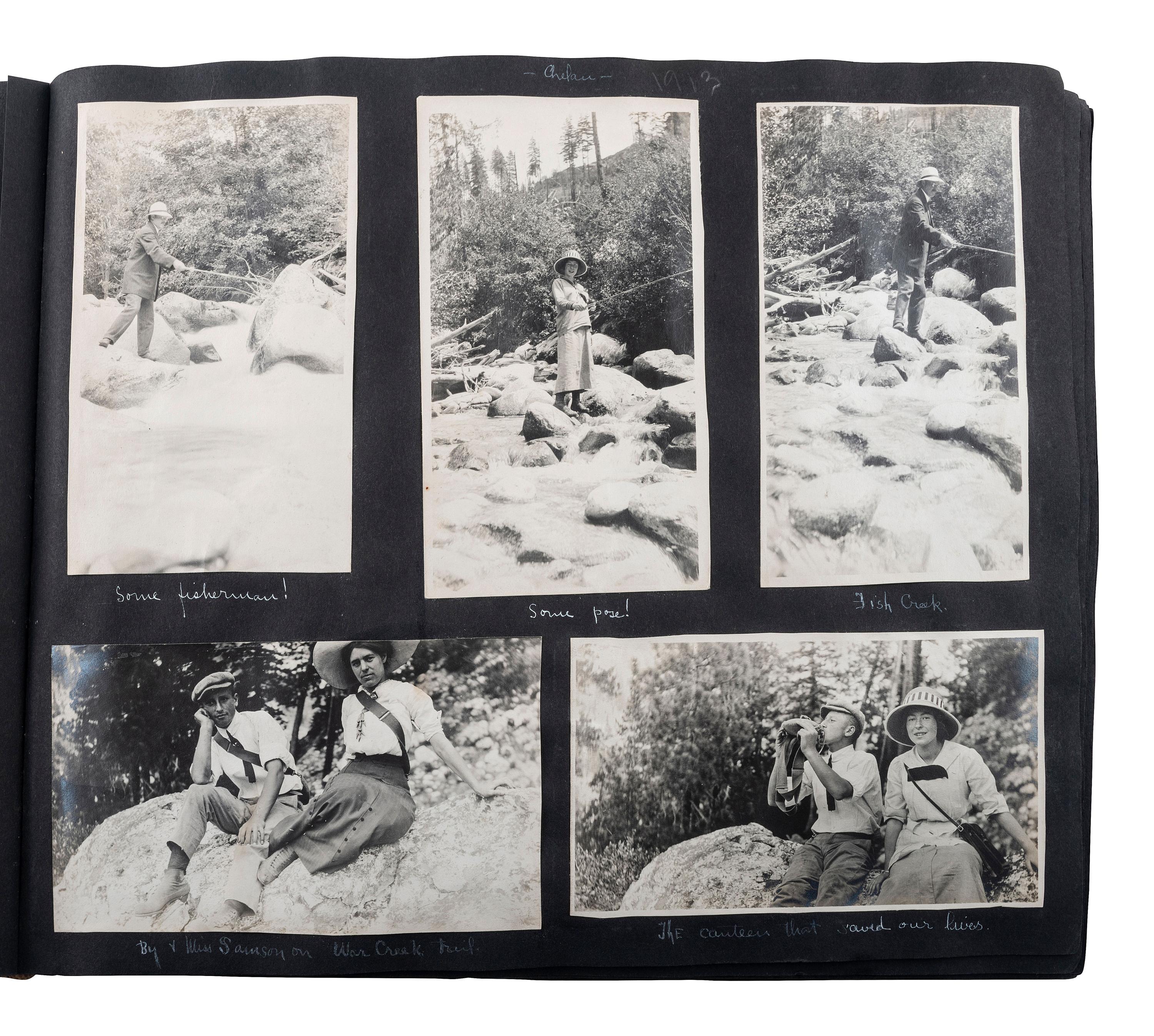 FOREMAN, Leotta (1895-1984). Album featuring original photographs of early Washington state.