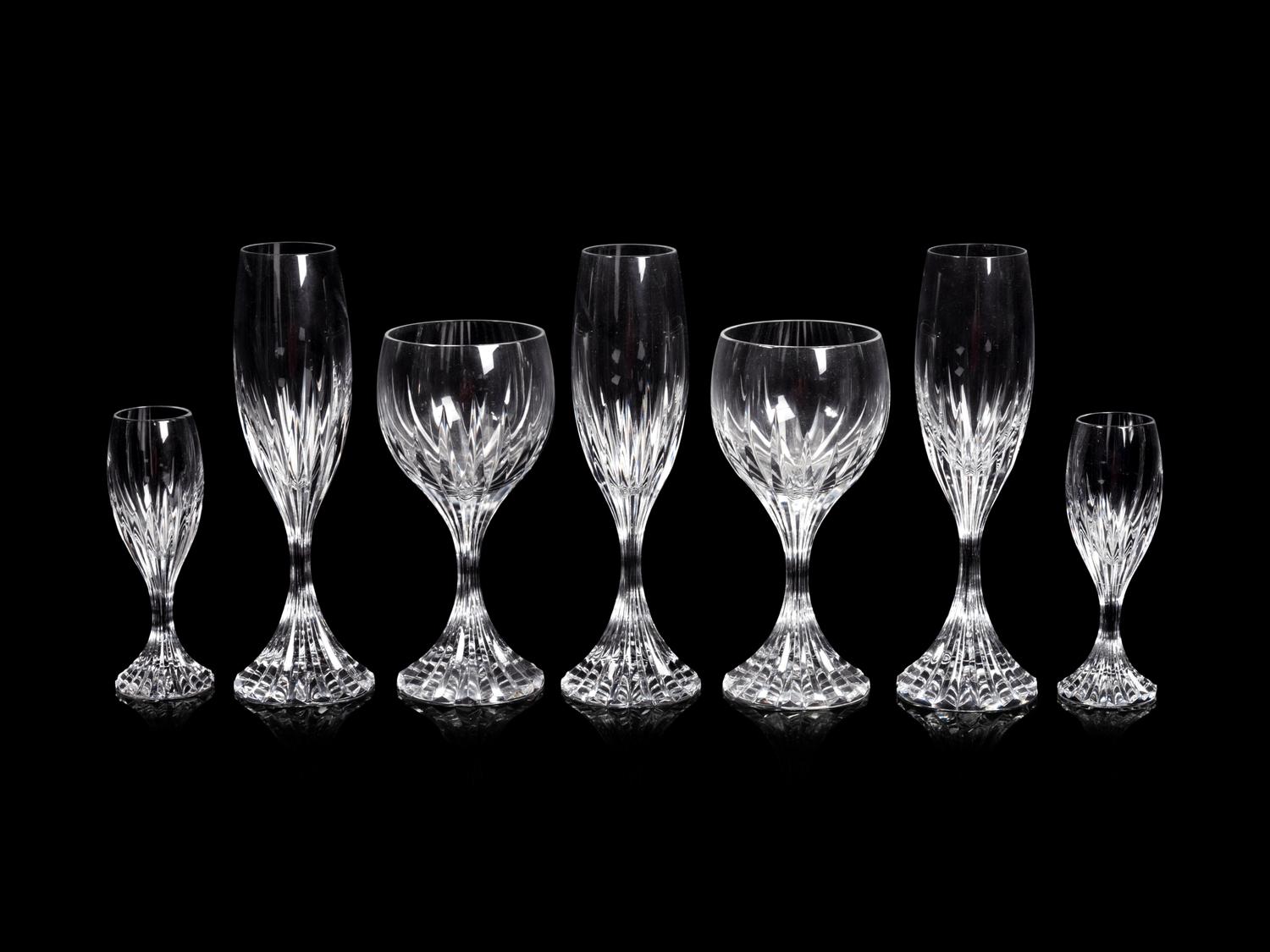 A Collection of Baccarat Massena Stemware Articles