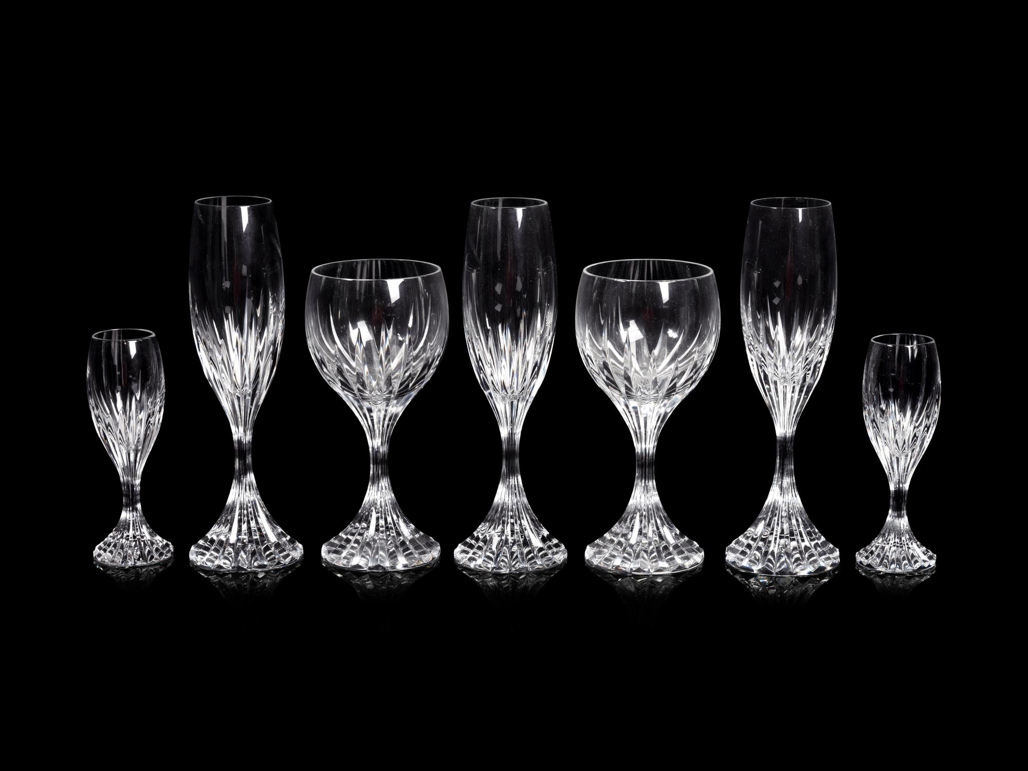 A Collection of Baccarat Massena Stemware Articles