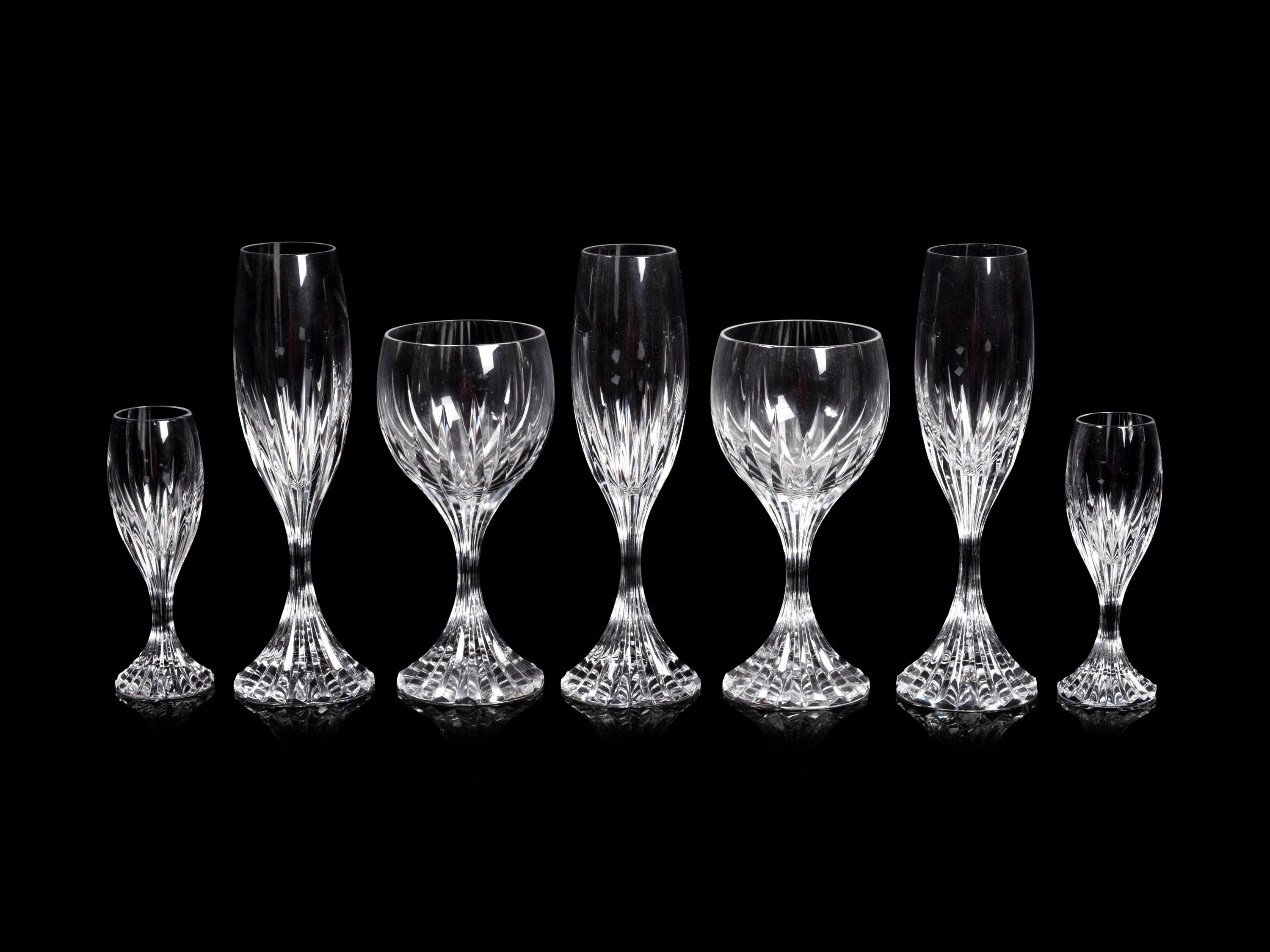 A Collection of Baccarat Massena Stemware Articles
