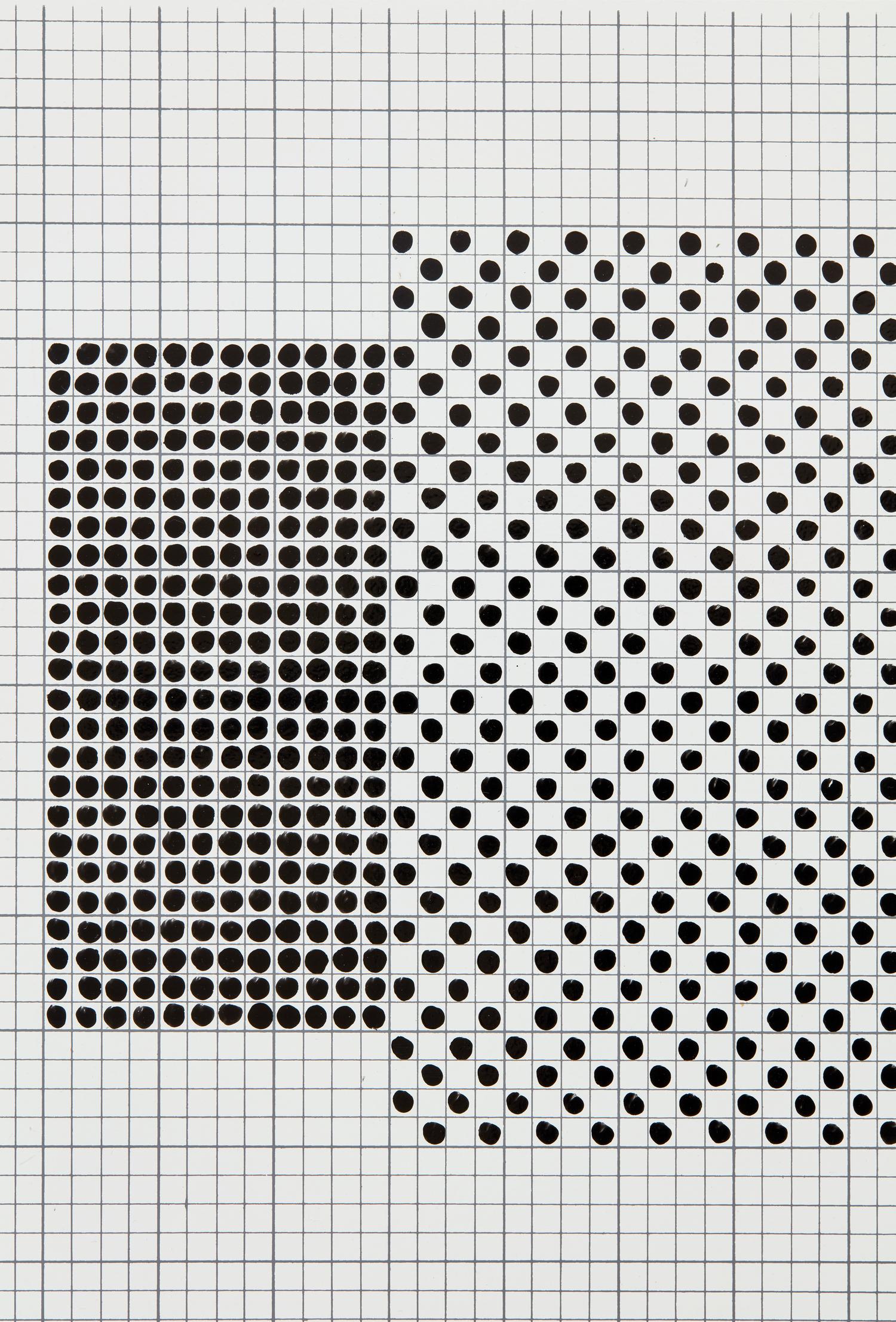 Black 6'' Squares Series #7, 1972