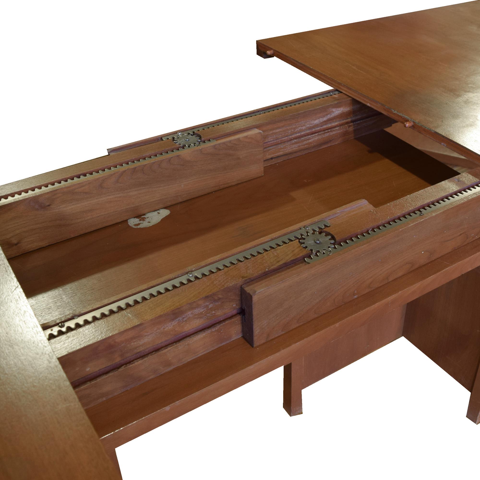 A Frank Lloyd Wright Style Table from the Frederick C. Bogk House, Milwaukee, WI. 105" W x 42" D x 26" H — United States