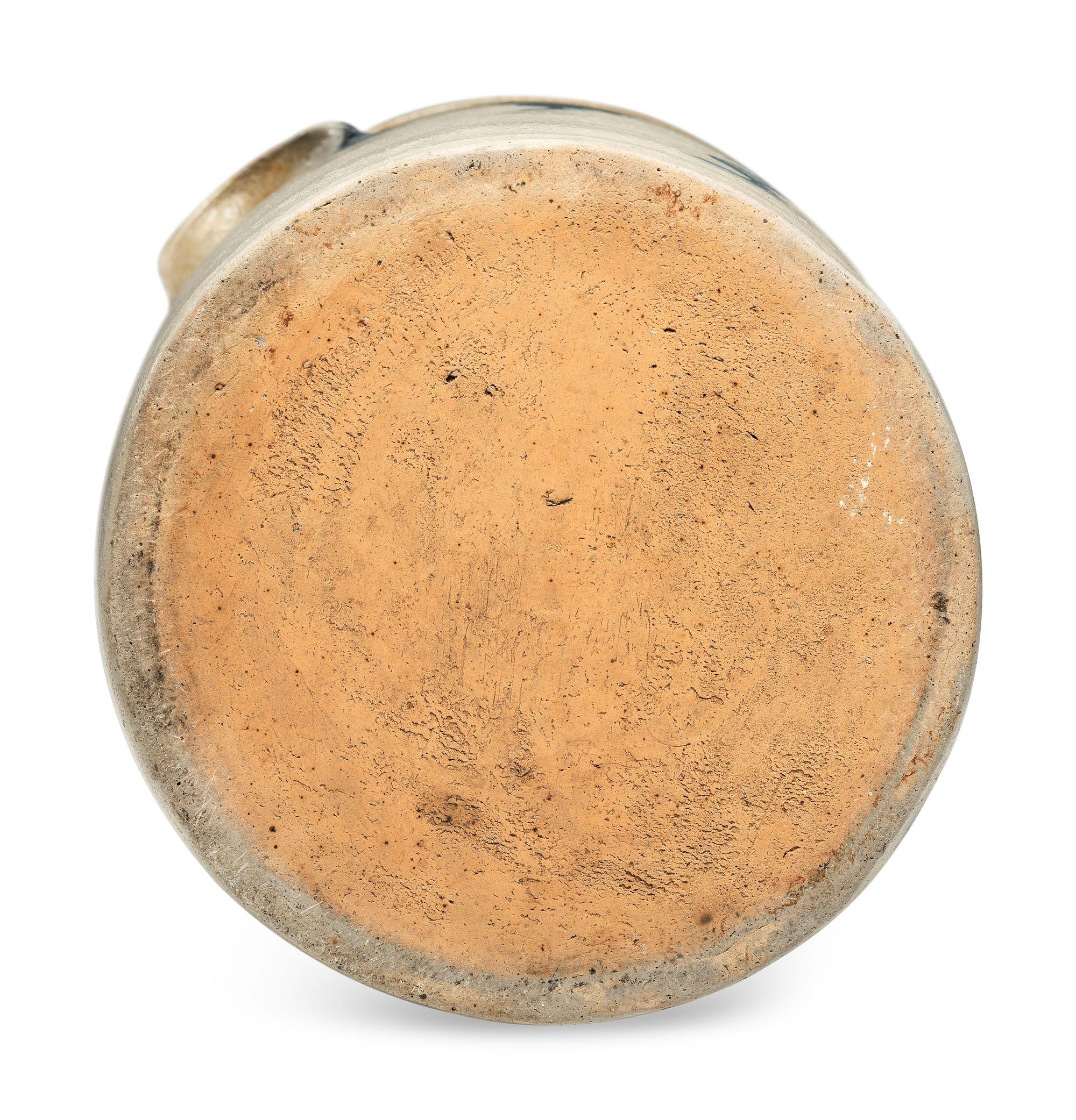 A Rare William Amphlett Cobalt Decorated Three-Gallon Crock