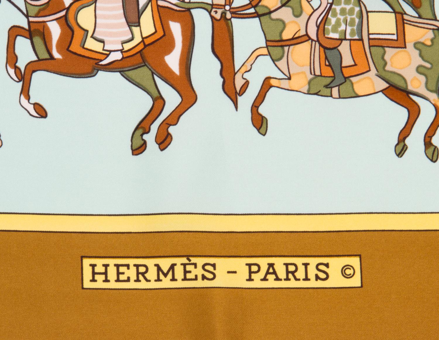 An Hermes 90cm Silk Scarf, 36" x 36".