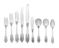 An American Silver Flatware Service
