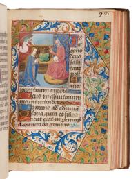 MASTER OF THE CLUNY ROMULÉON (active Paris, c. 1480-1500) Book of Hours, use of Paris, in Latin, illuminated manuscript on parchment [France, Paris, c. 1480-1490]