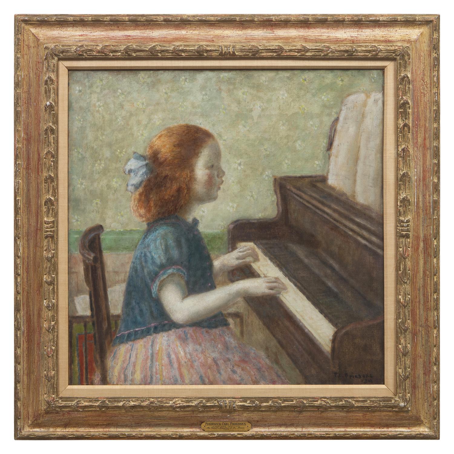 Artist's Daughter at the Piano , 1934