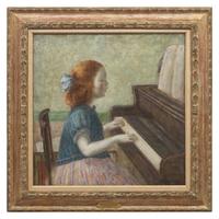 Artist's Daughter at the Piano , 1934