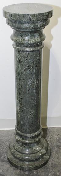 A Turned Marble Column. Height 39 inches.