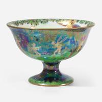 A Wedgwood Black Fairyland Lustre Melba Bowl UK, circa 1925