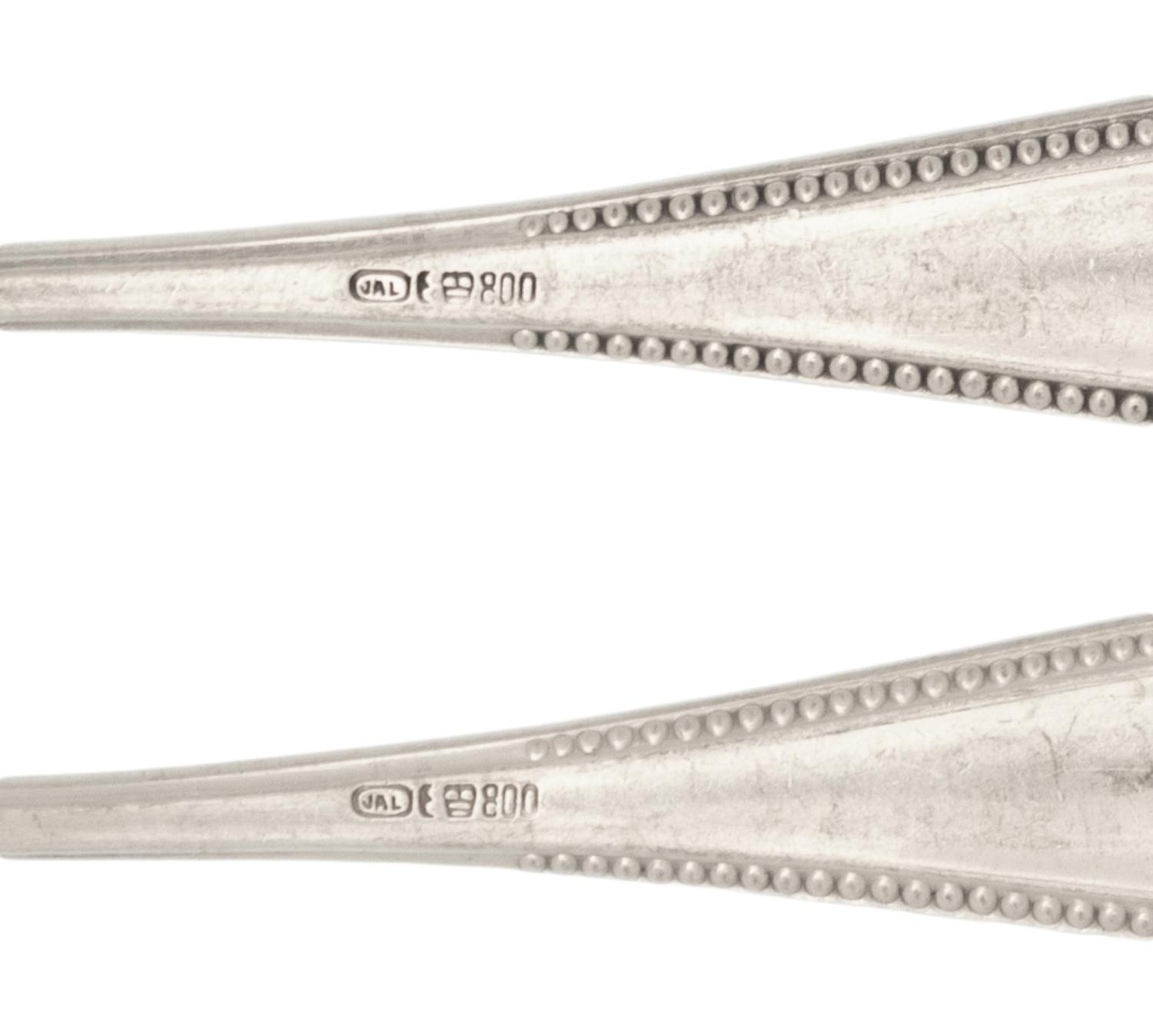A German Silver Fish Service