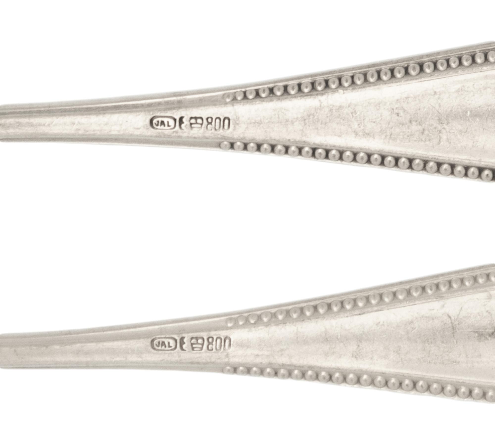 A German Silver Fish Service