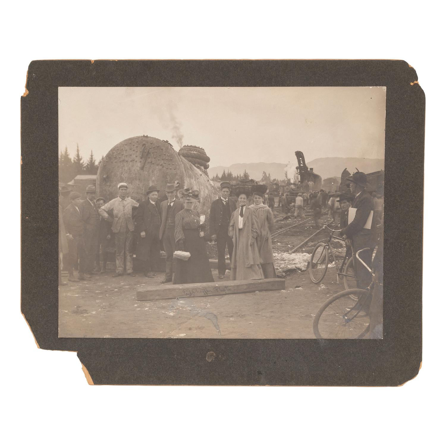 [WESTERN AMERICANA - NEVADA]. A group of early images from Tonopah, Goldfield, and Reno, comprising: