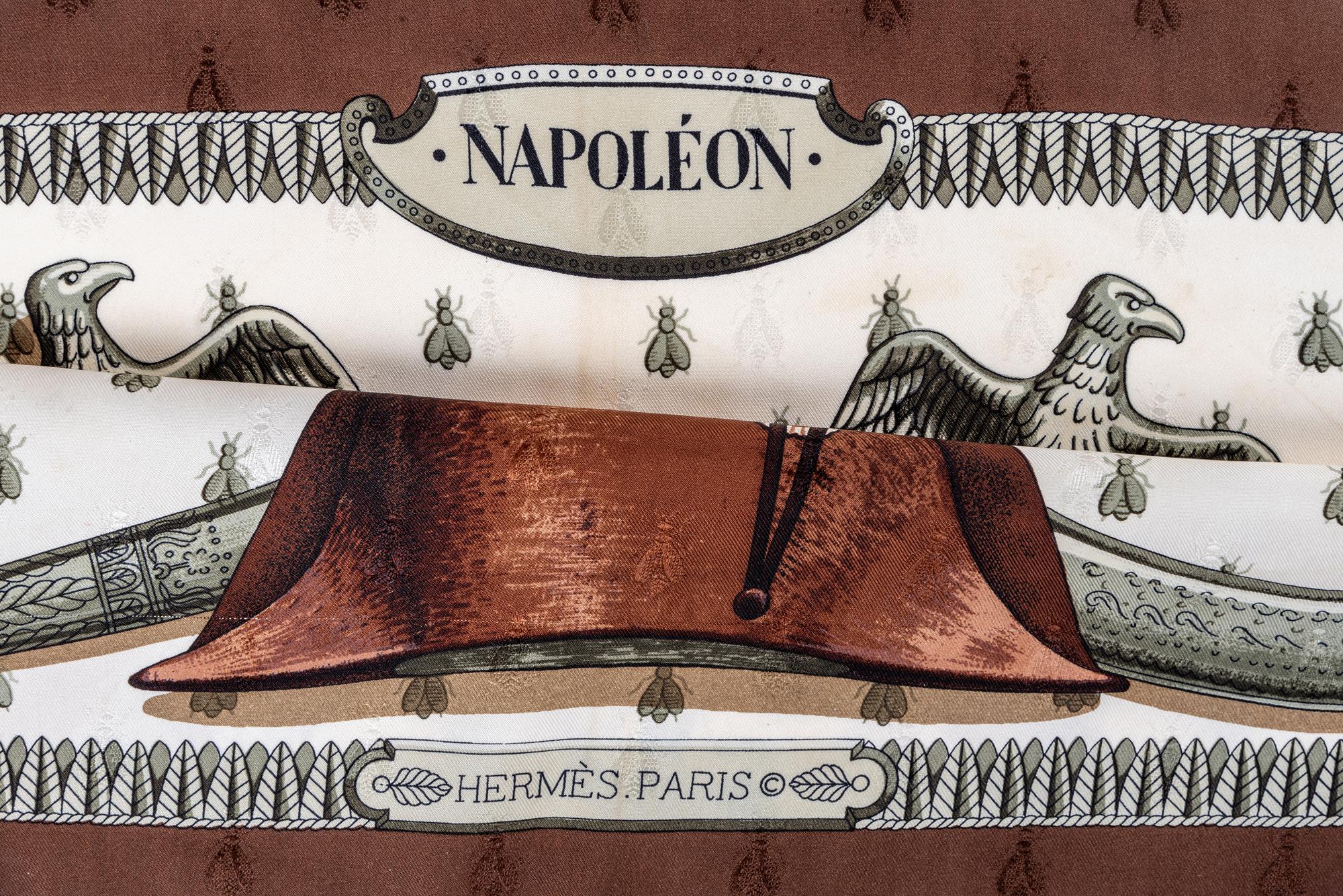 Three Hermès Silk Scarves