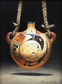 Suspended in Time - Hopi Rainbird Canteen