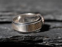 Sterling Silver and 14K Gold Ring