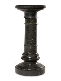 A Continental Carved Marble Pedestal