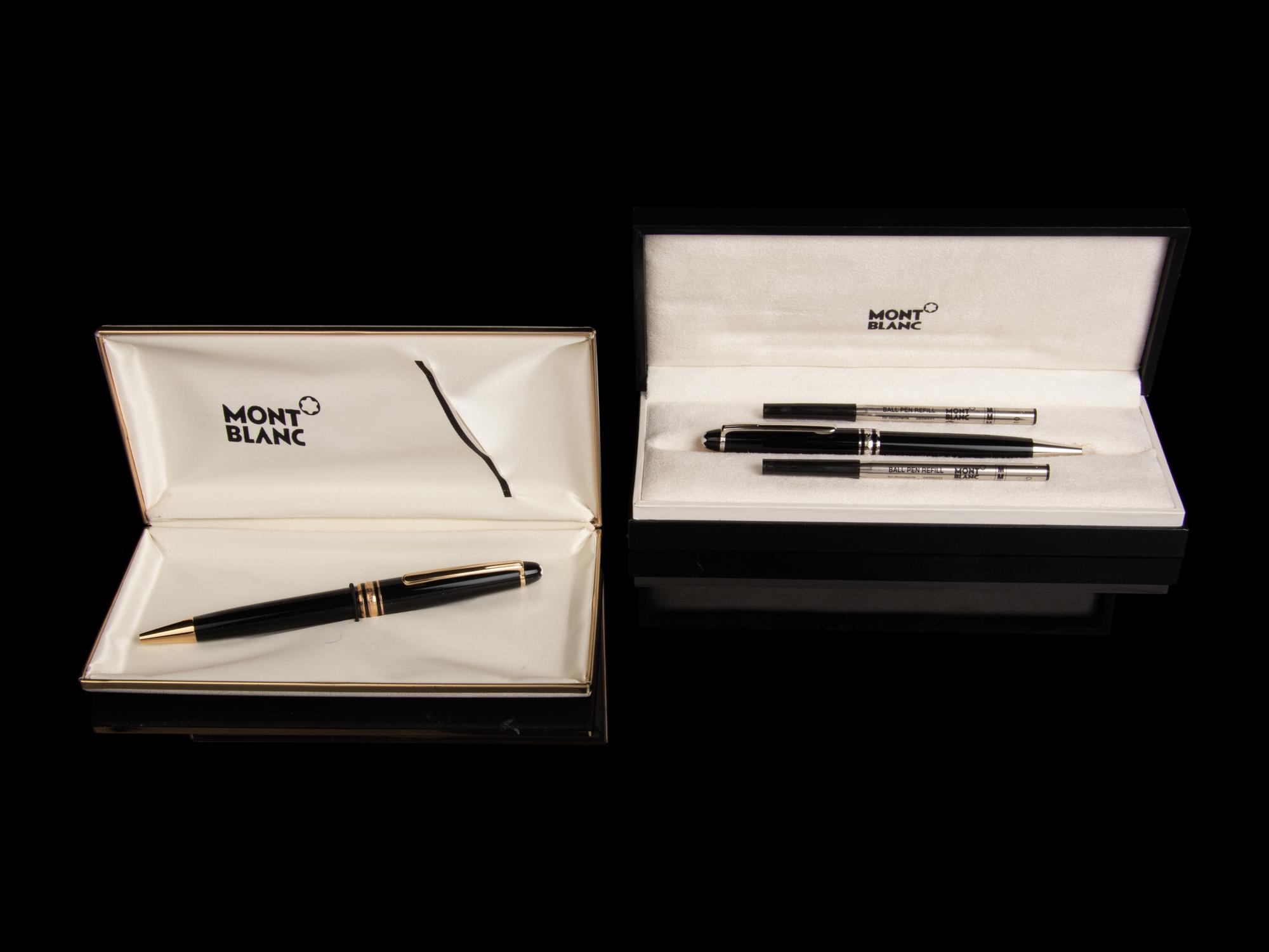 Two Mont Blanc Rollerball Pens