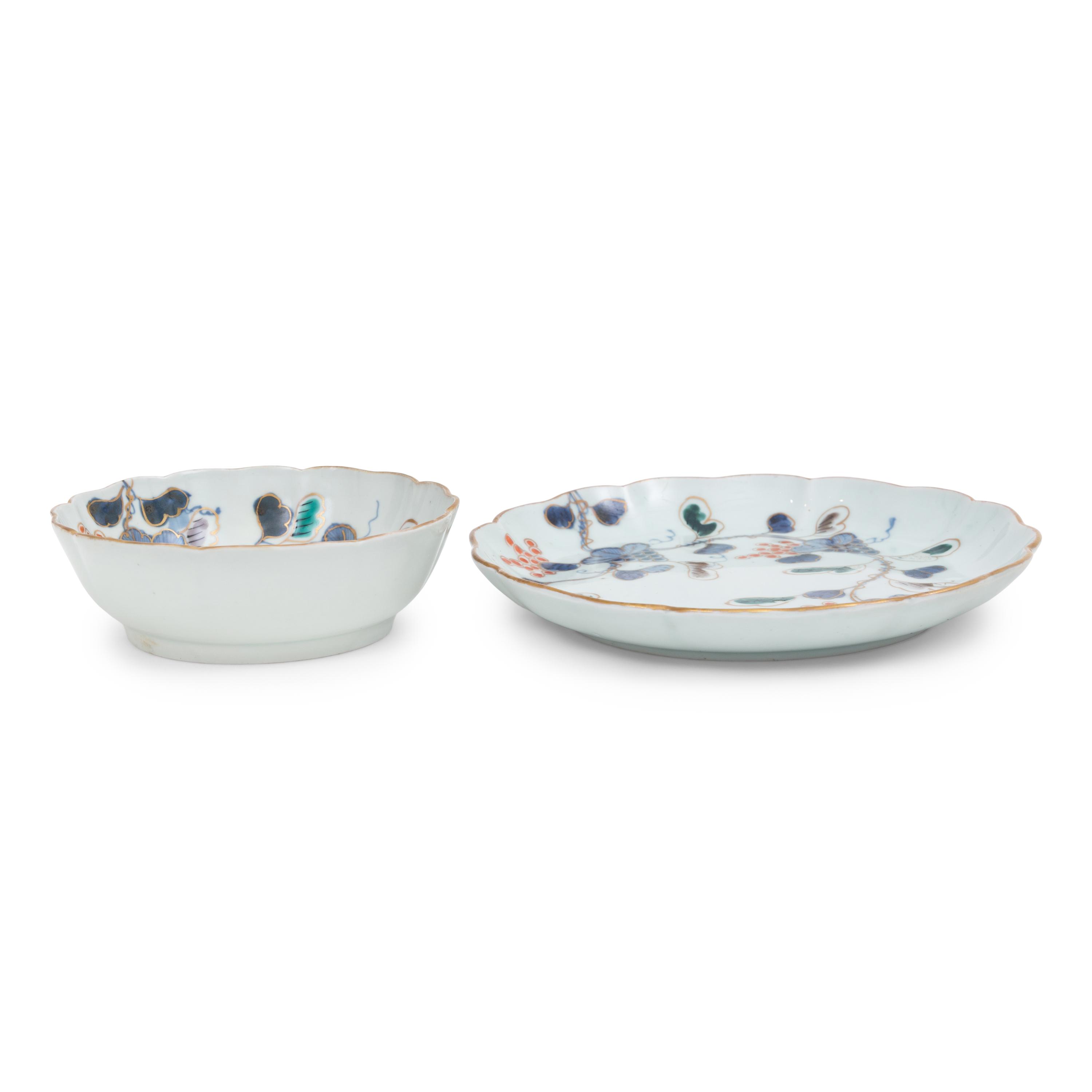 A Group of Japanese Arita Porcelain Dishes